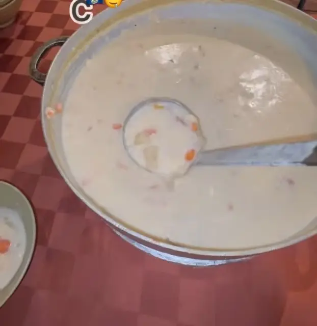 Conch soup in Nik’s Belize meal diary; unidentified venue