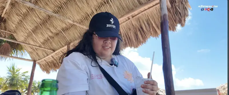 Secret Beach Waterpark stop · video still by Mj Drone Shots