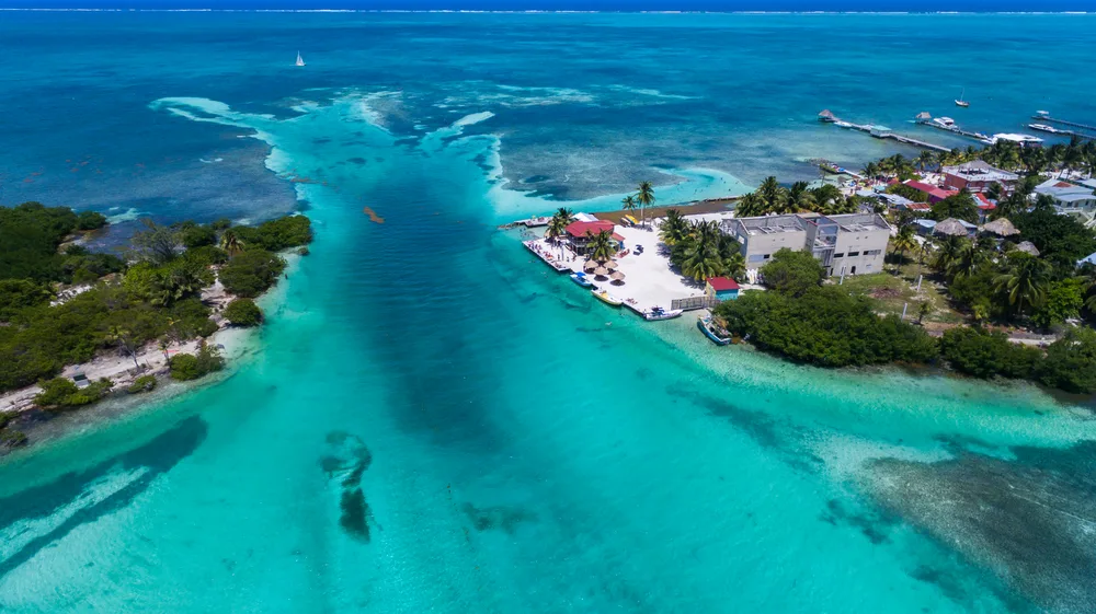 Caye Caulker saved map area