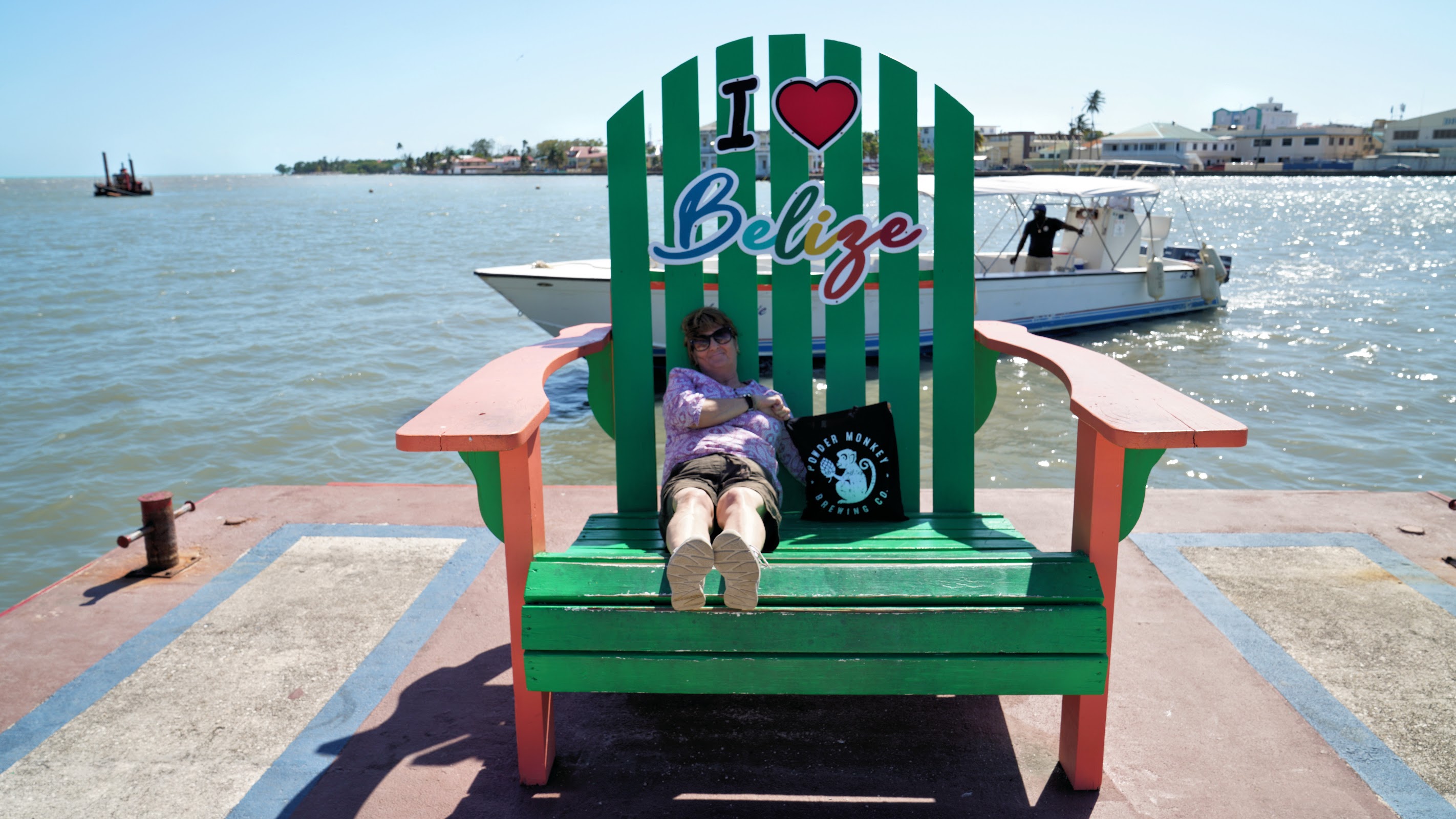 I Love Belize Adirondack Chair photo 3