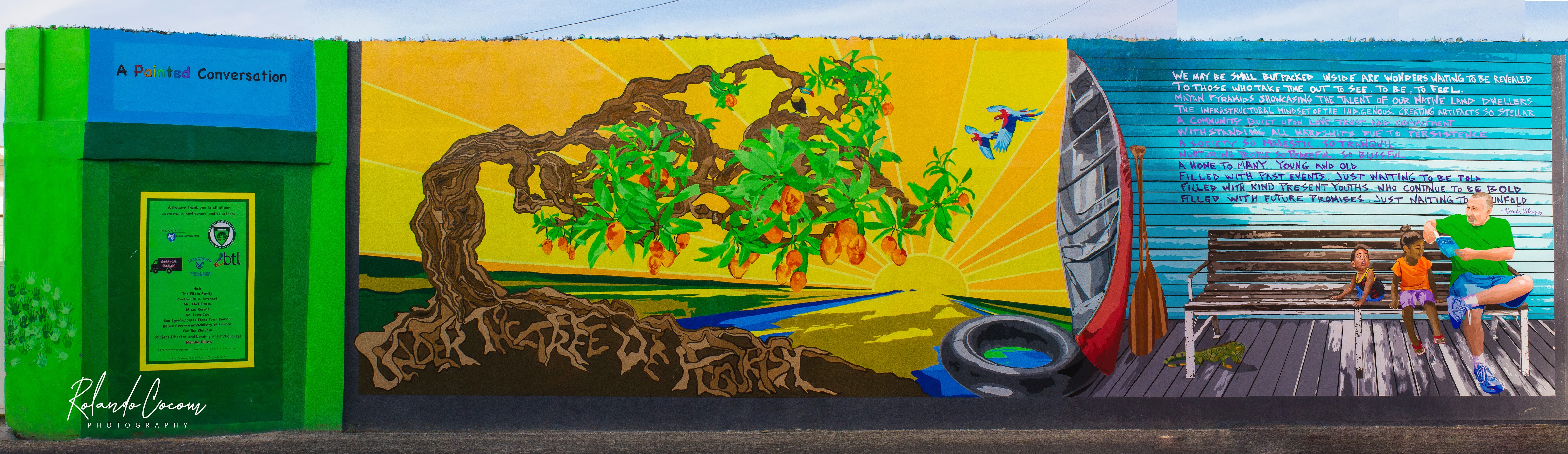 A Painted Conversation Mural photo 2