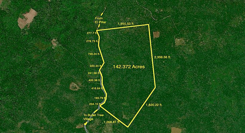 142.372 Acres along the Pilar/Bullet Tree Falls Road, Cayo District