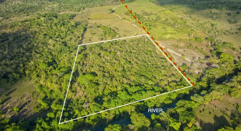 16.01 Acres of Land along the River, Hill Views - Buena Vista, Cayo District
