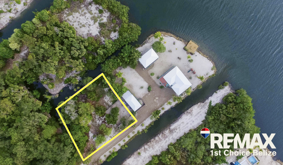 L1482 - 200 ft of Canal Corner Lot for Sale in Maya Beach