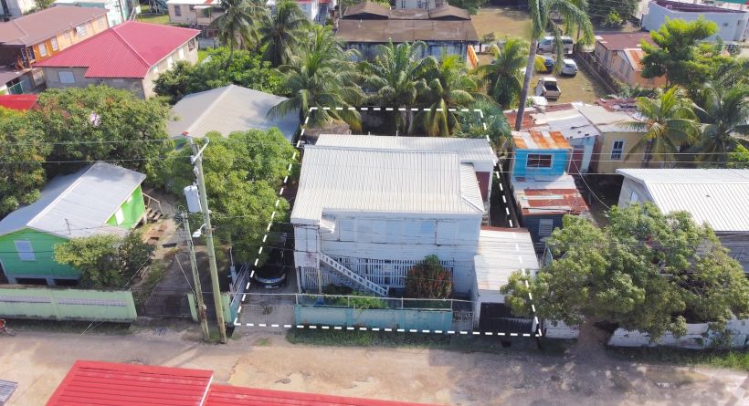 3 Bed 2 Bath Fixer-Upper 2-Storey Home on Johnson Street, Belize City, Belize