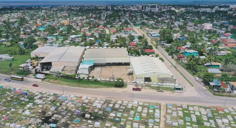 32,000 sq. ft. Industrial Warehouse Complex - 1.25 Acres - George Price Highway