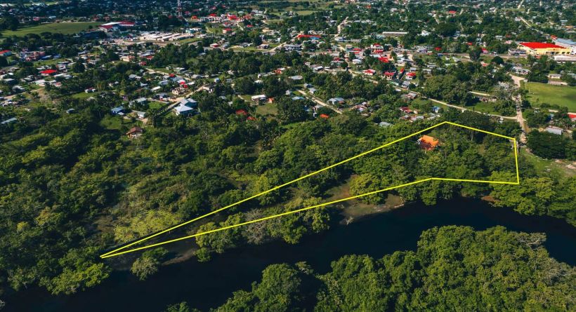3.8 Acres on the River with a Large Home, Manager's House & 790 ft of Waterfront