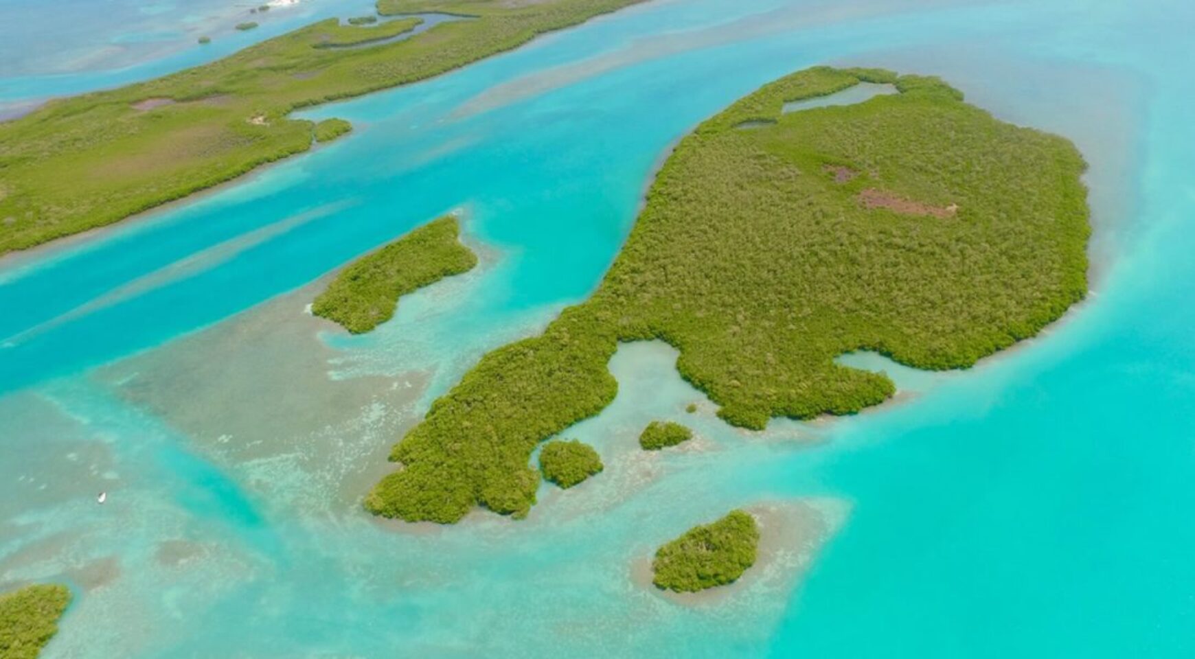 28 Acre Private Island with a Lake at Morgan’s Caye