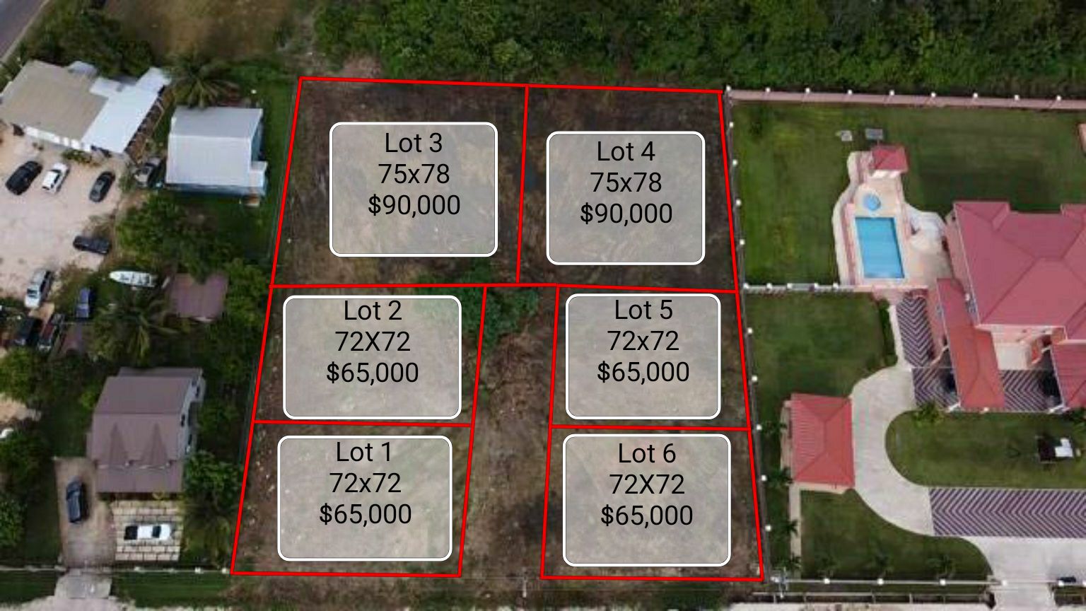 6 beautiful Lots in Belmopan City