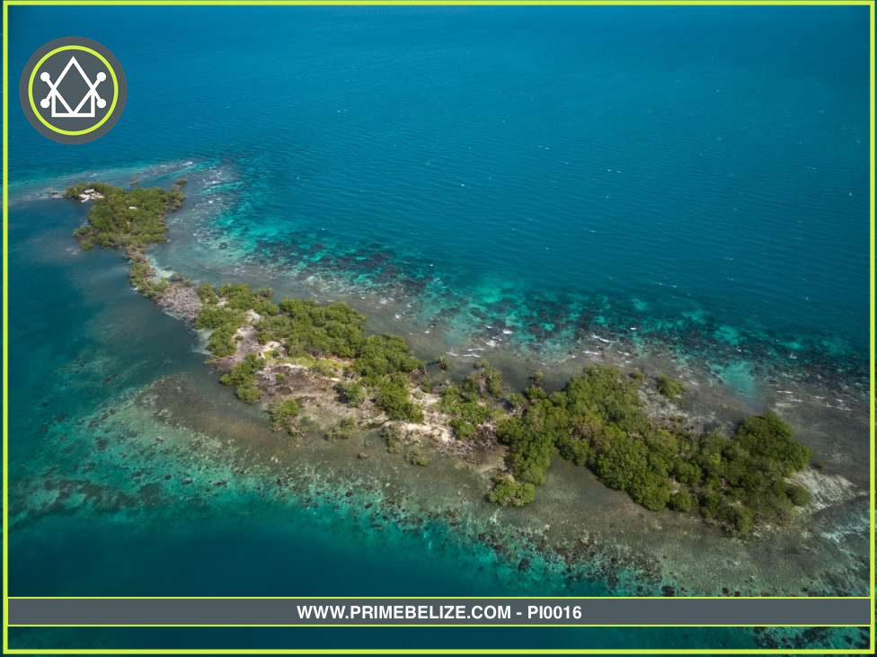 PI0016 – The Gem of Southern Belize – Nestled serenely just beyond the Lark Caye range is the exquisite and unspoiled South Saddle Caye.
