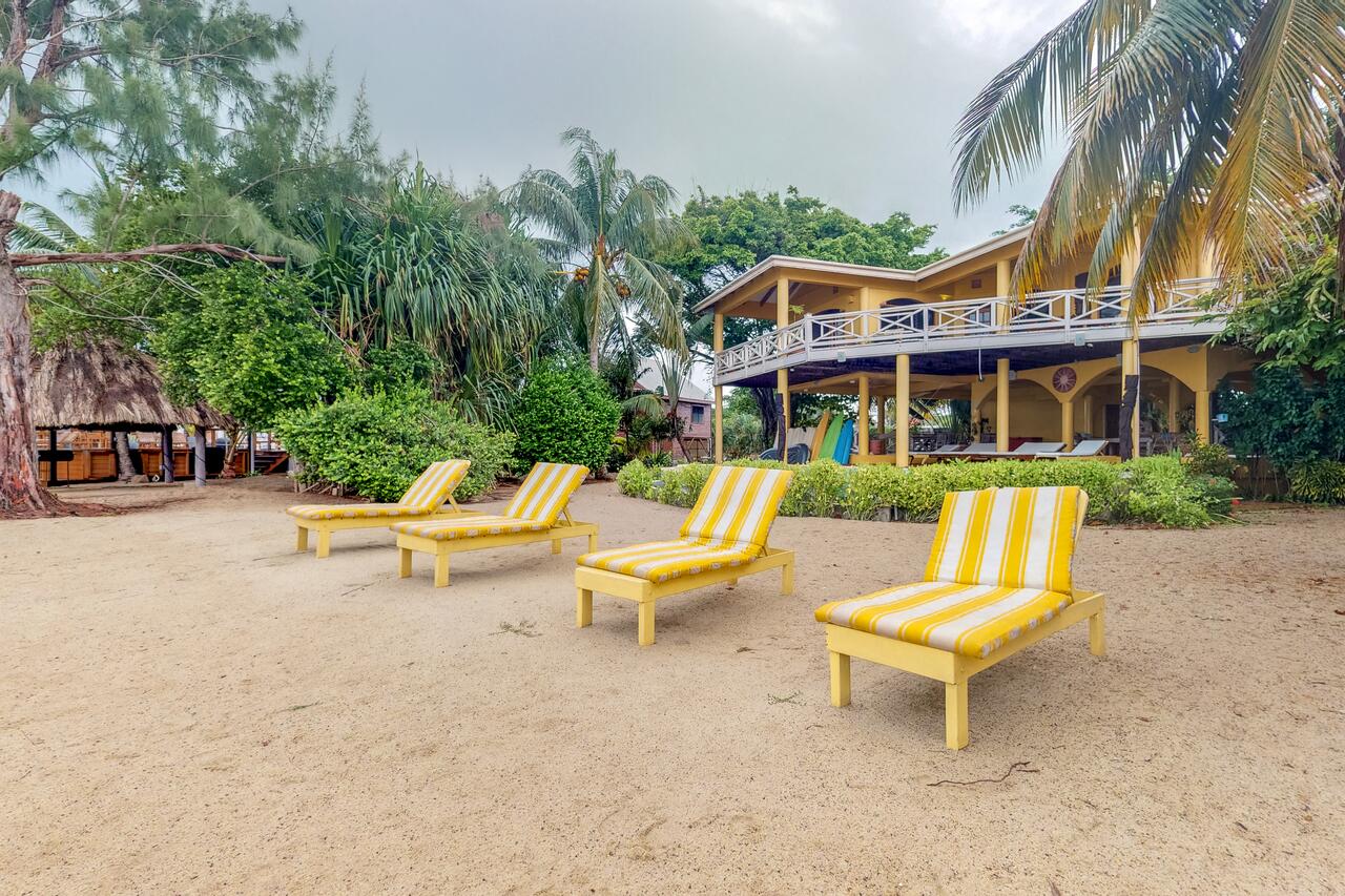 PH0029- Iconic Beachfront villa in Placencia Village. Once in a lifetime Beachfront opportunity.