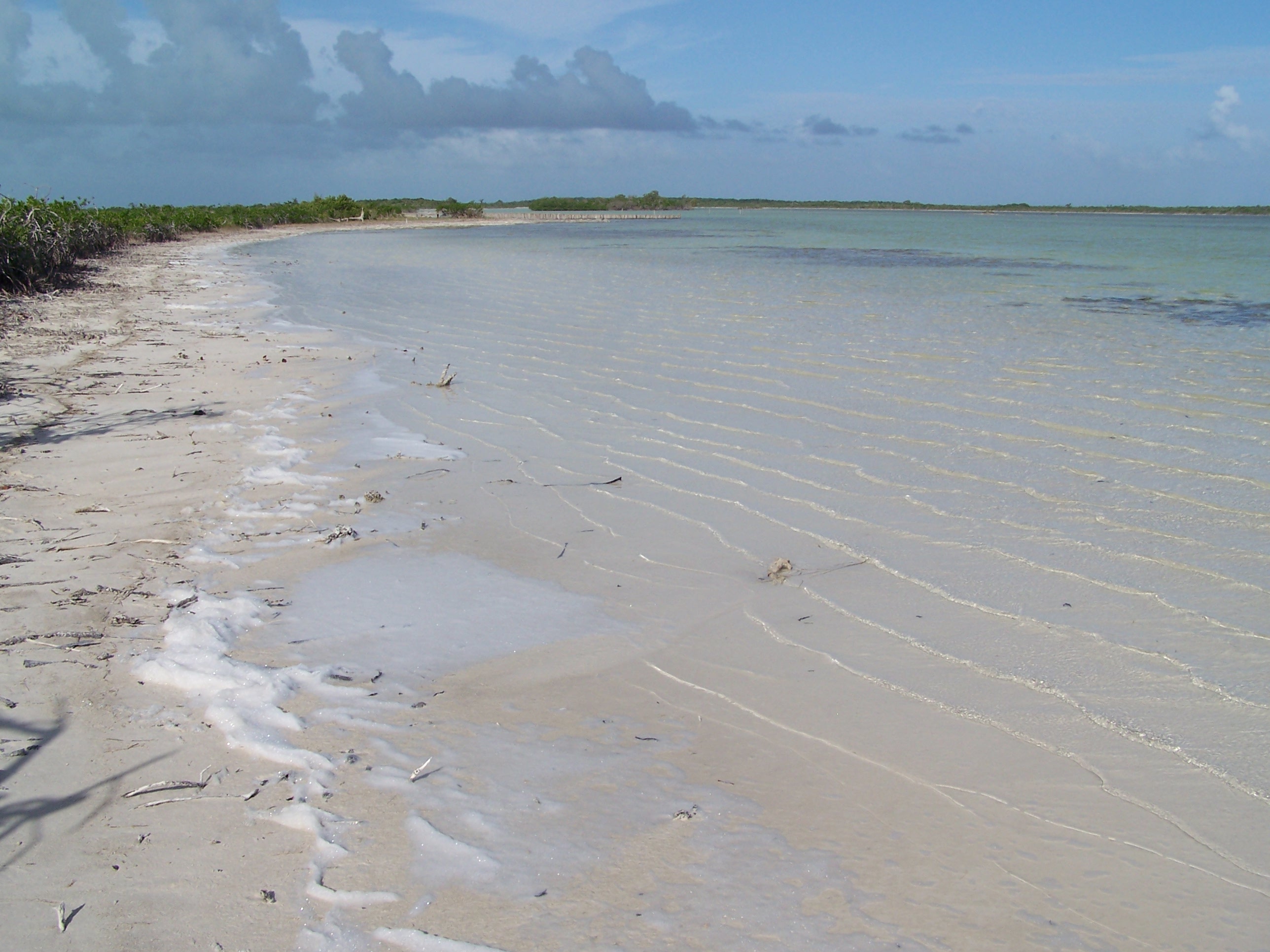 48 acre beachfront island parcel near Secret Beach, Ambergris Caye.