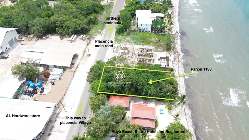 PL0101- Beachfront Lot in the Heart of Maya Beach – Prime Residential or Commercial Opportunity
