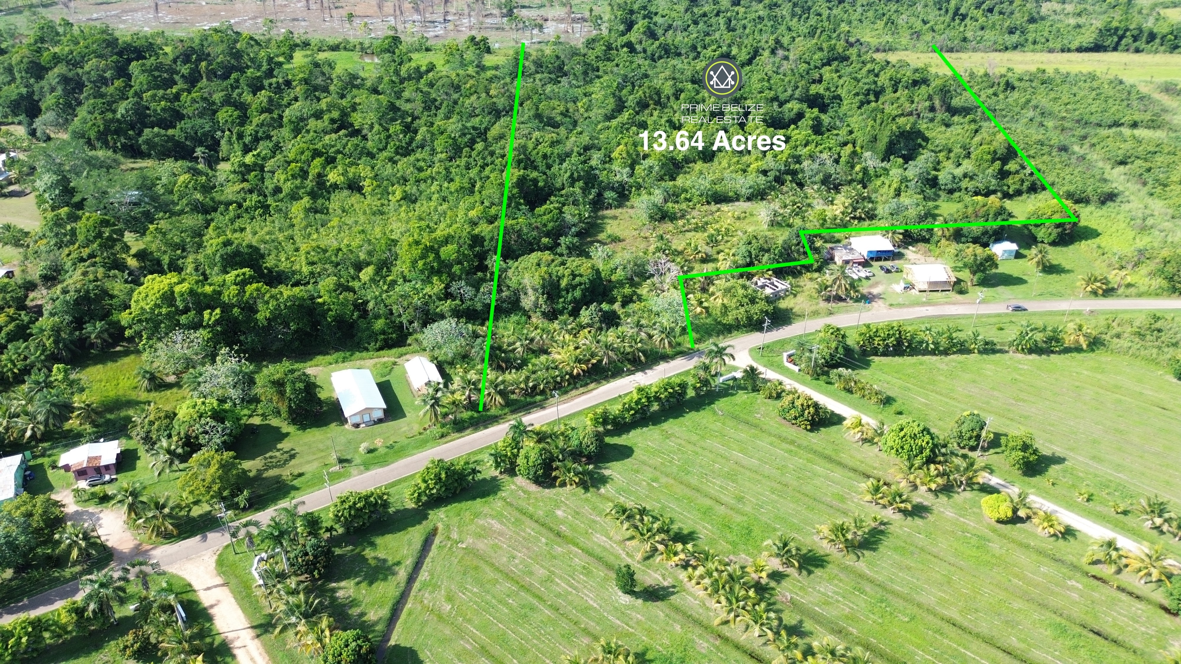 PL0196-13.64 Acres of Pristine Land in Sittee River Village – A Nature Lover’s Dream