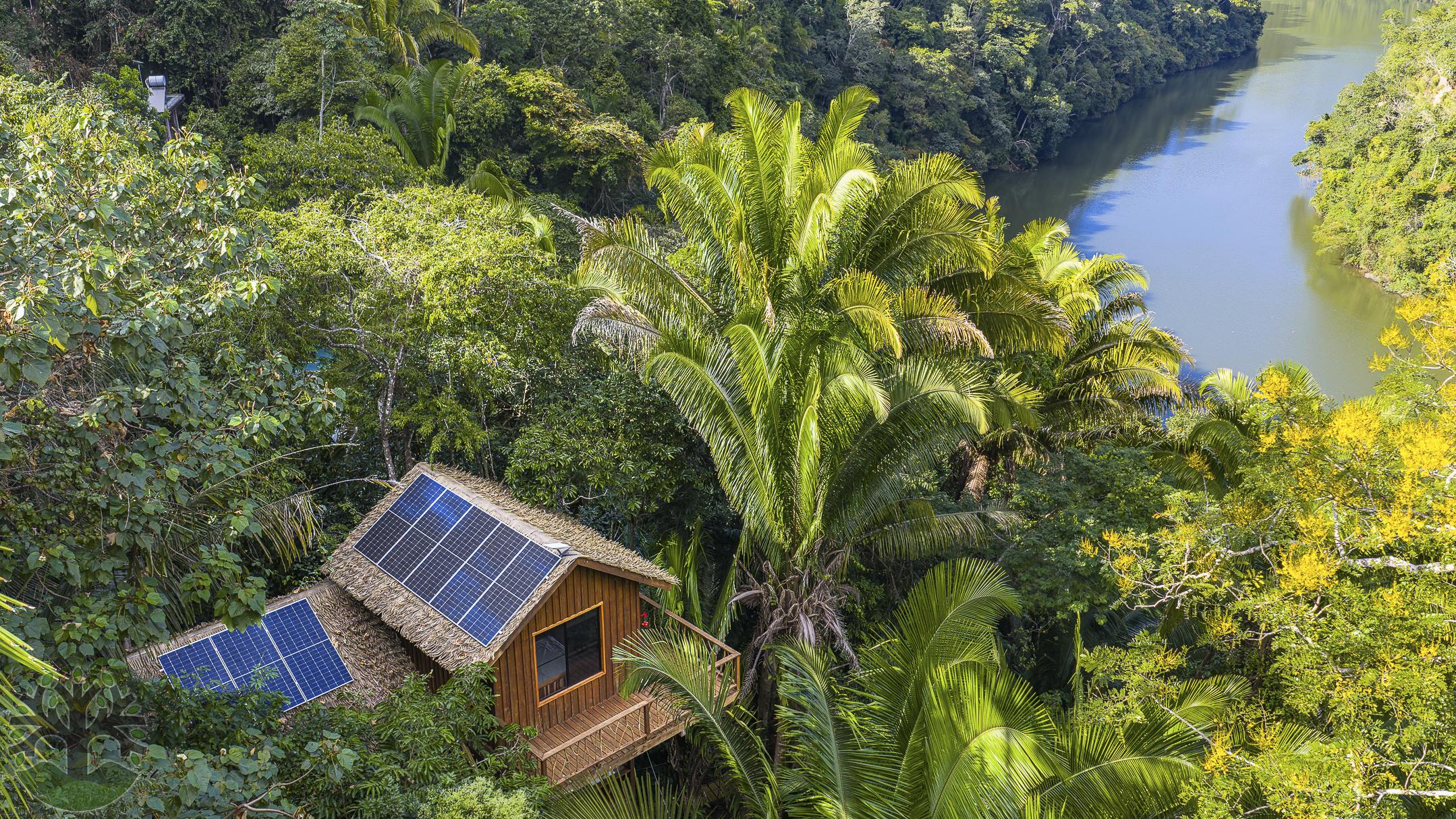 A Unique Treehouse perched atop the Macal River!
