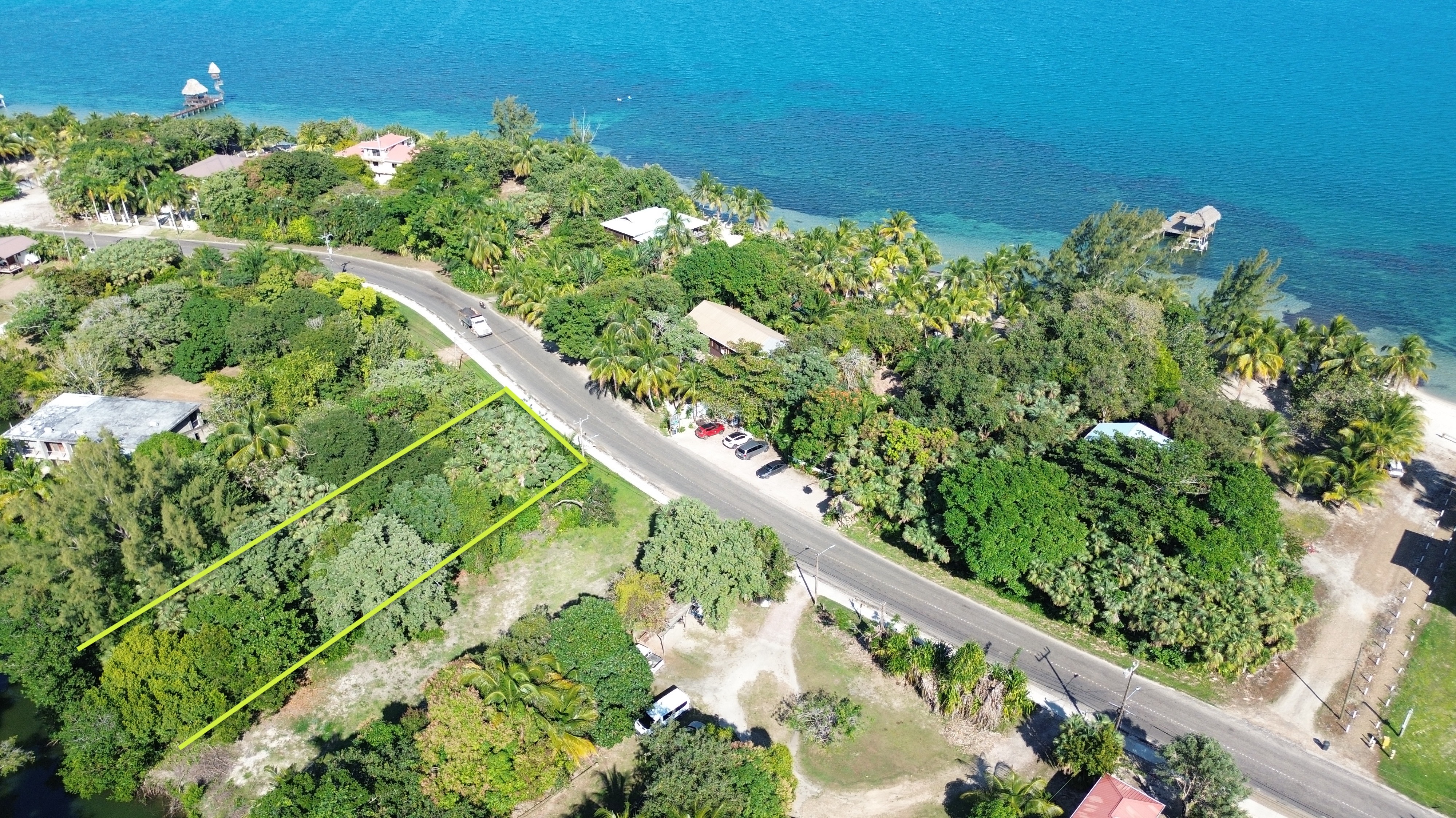 PL0212- Canal & Road front Lot – Across Azure del Mar, Placencia, Belize