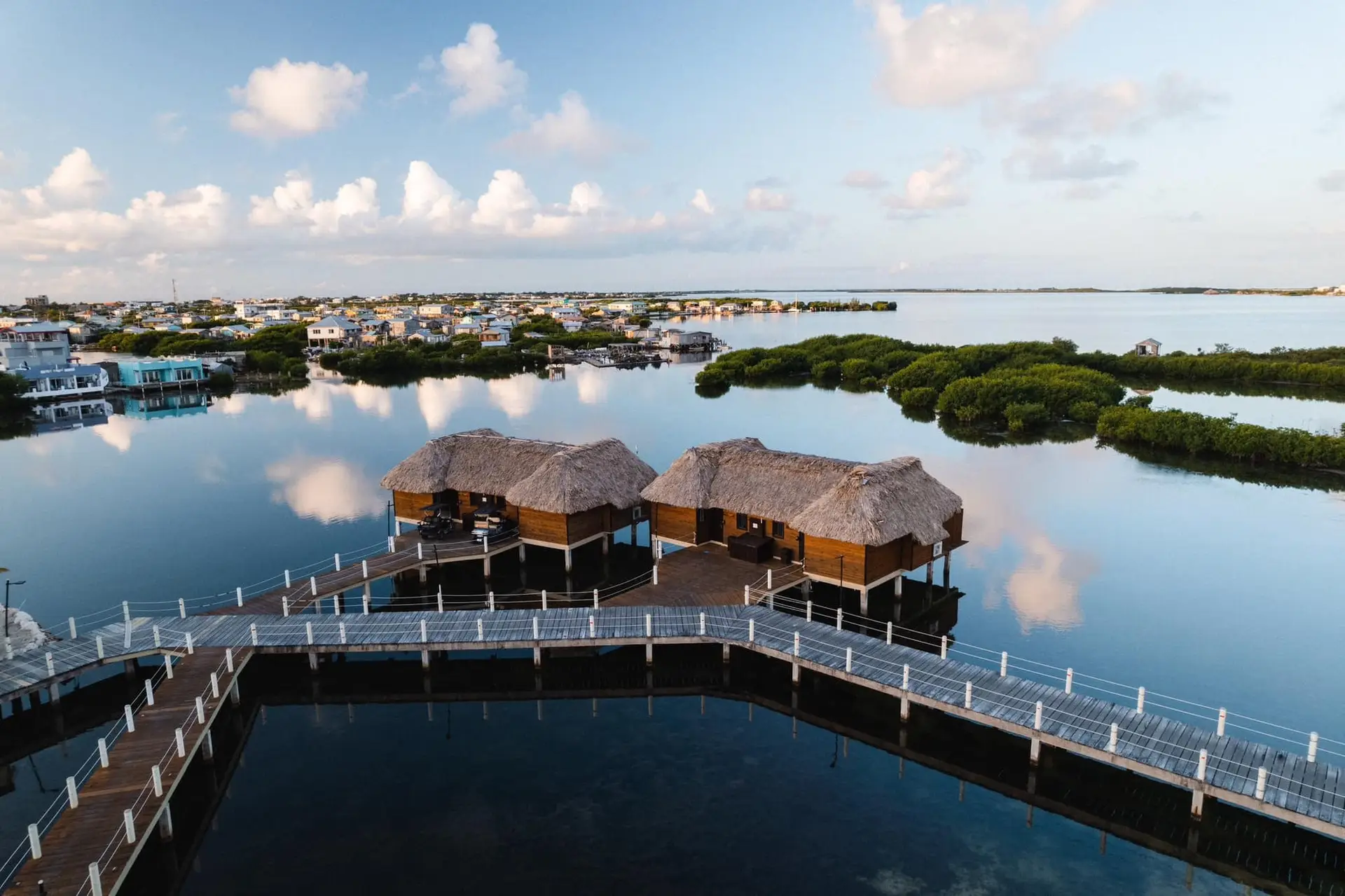 Glass-Floor Overwater Cabanas, San Pedro, Belize: From $400,000