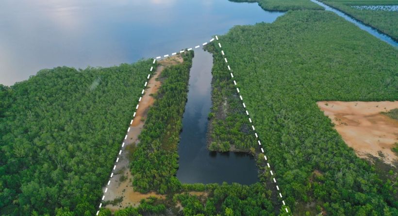 7-Acre Mini Marina from the George Price Highway to Faber's Lagoon, BELIZE