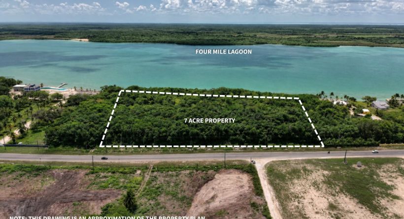 7-Acre Wooded Lagoonfront Paradise on 4 Mile Lagoon, Corozal
