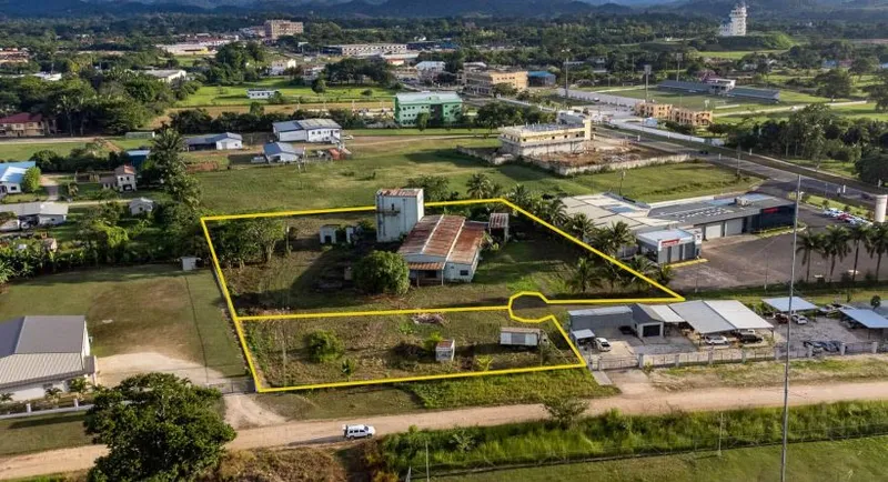 7,500ft² Industrial Warehouse Complex on 2.5 Acres in Belmopan's Commercial Zone