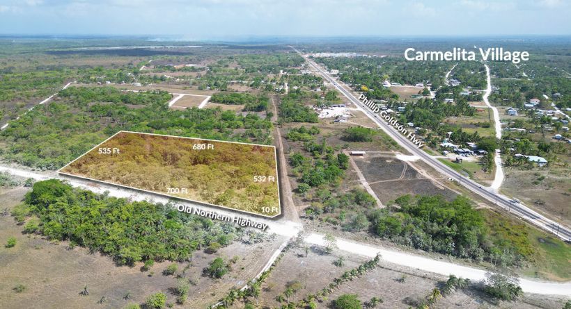 7.82 Acres Carmelita Village Orange Walk District in Northern Belize
