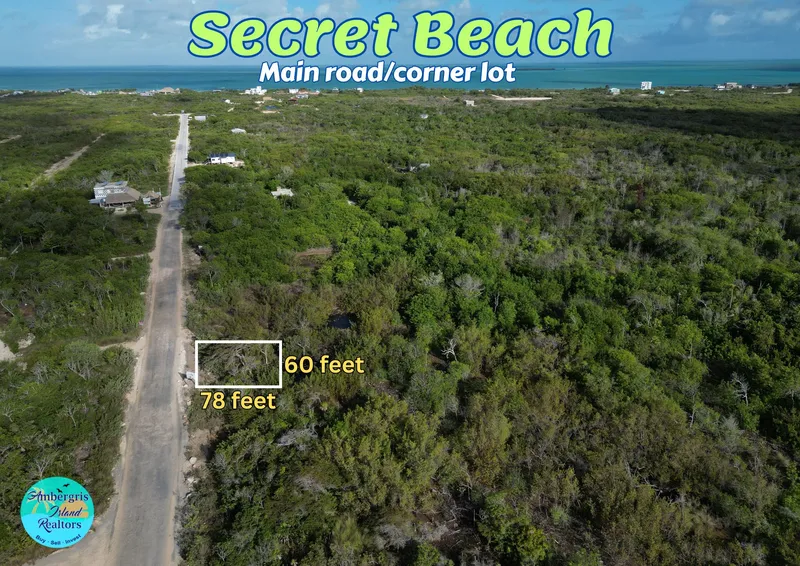 Main Road lot to Secret Beach