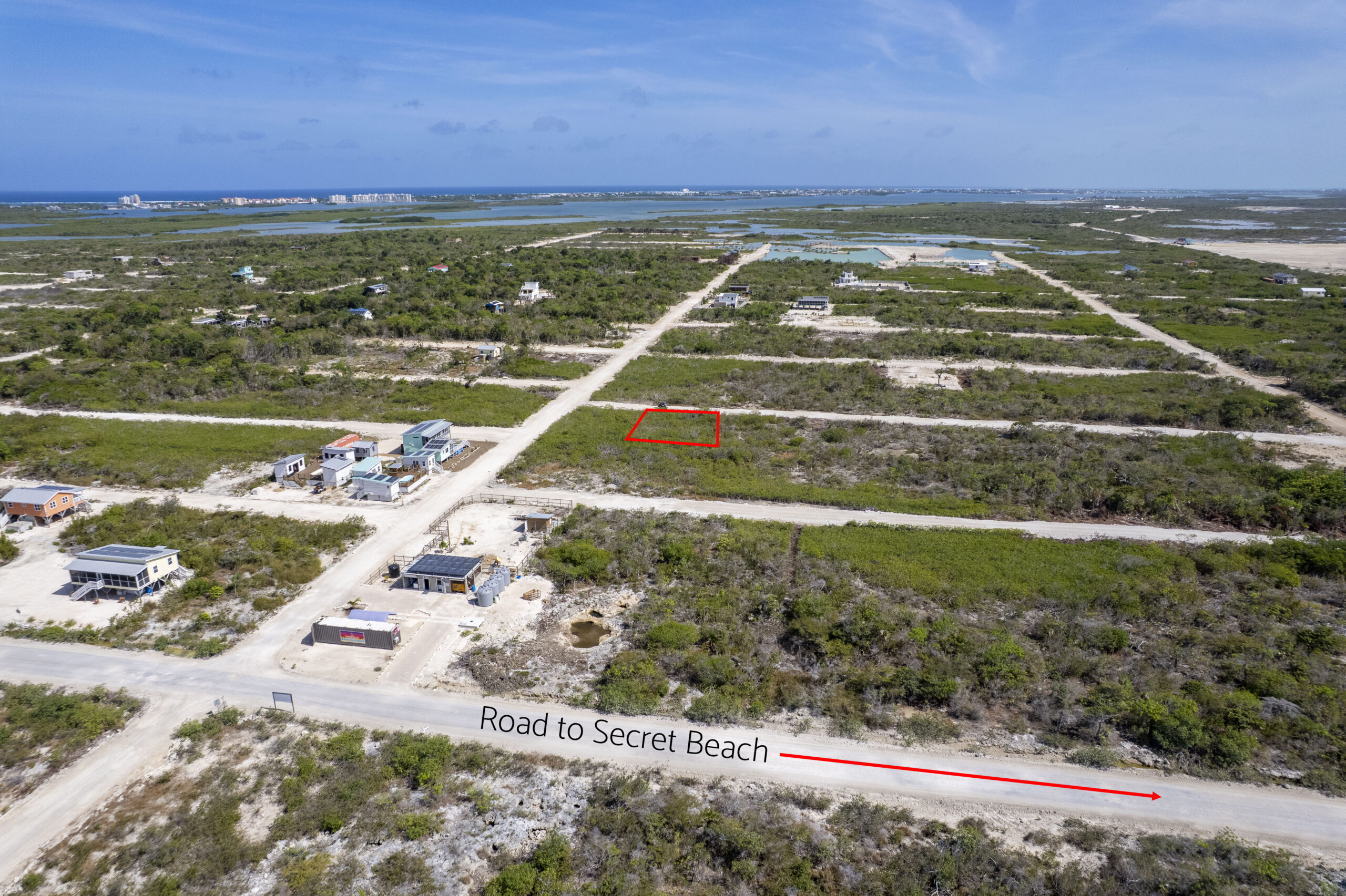 Secret Beach Land for Sale | Parcel 14105 in West Cave Subdivision