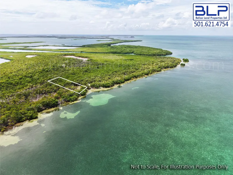 1.05 Acres Beachfront Northwest of Turneffe Atoll
