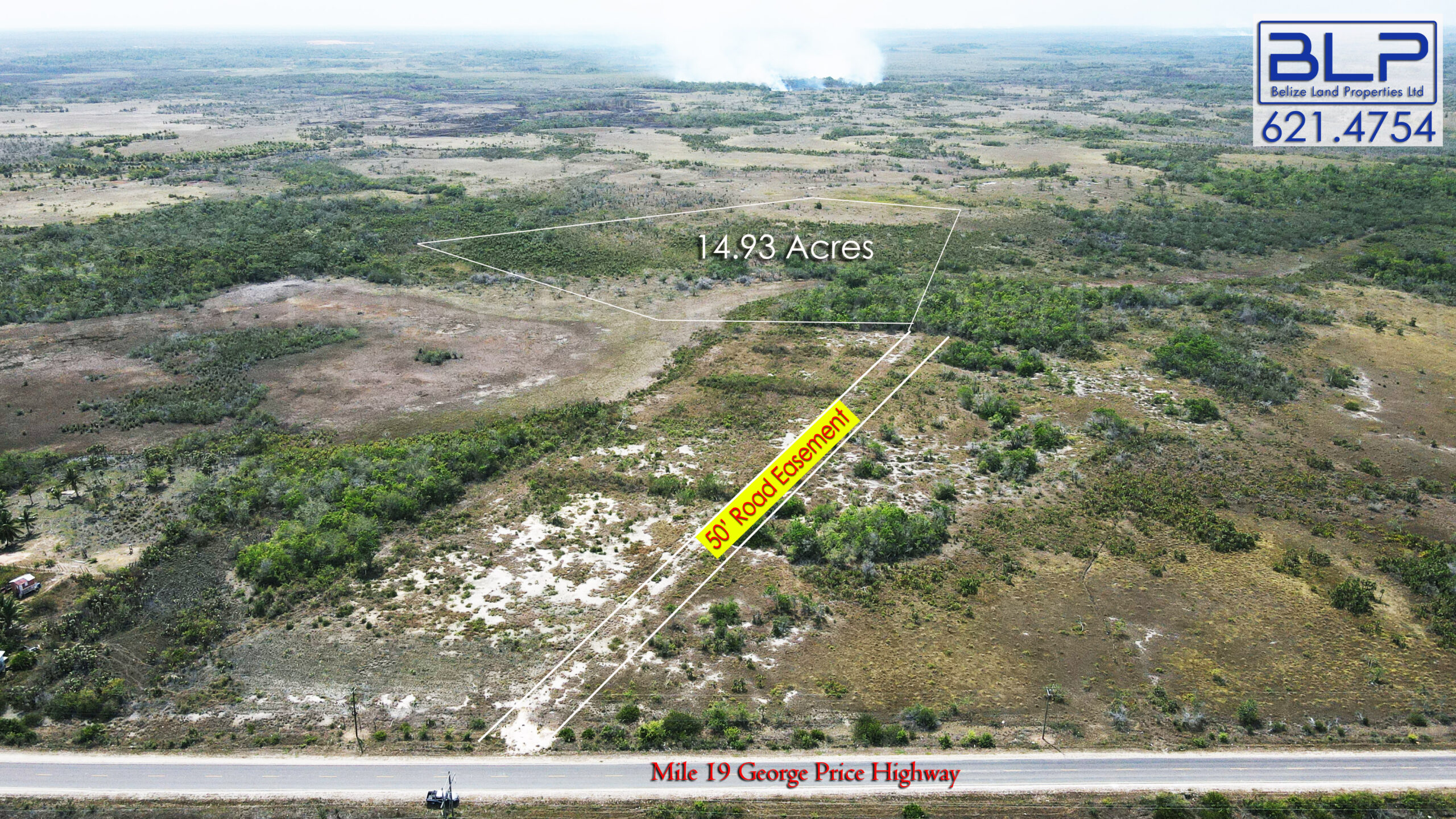 14.93 Acres off George Price Highway