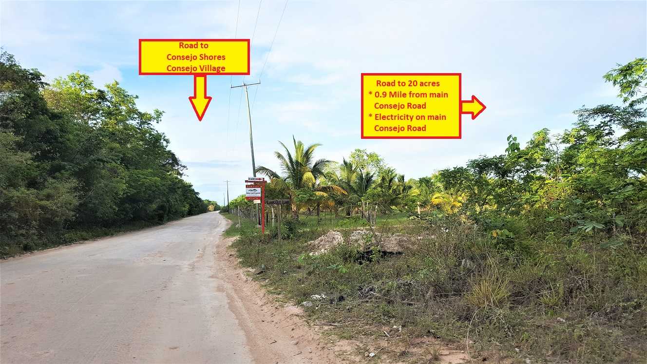 20 ACRES IN COROZAL BELIZE
