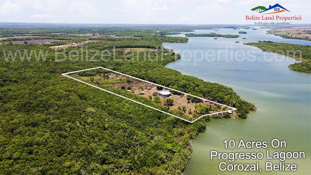INCOMPLETE HOME ON 10 ACRES PROGRESSO LAGOON!