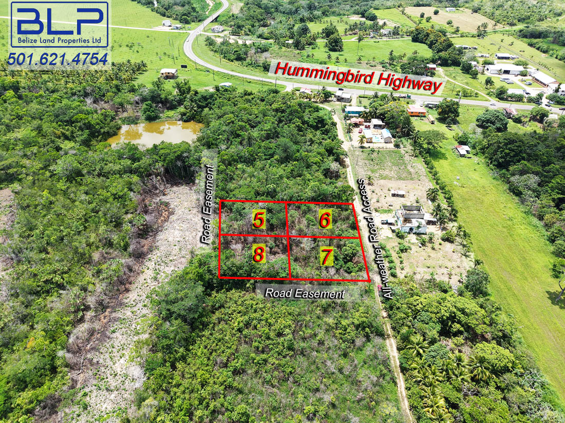 Hope Creek, Belize: Lots 7 & 8 for Sale