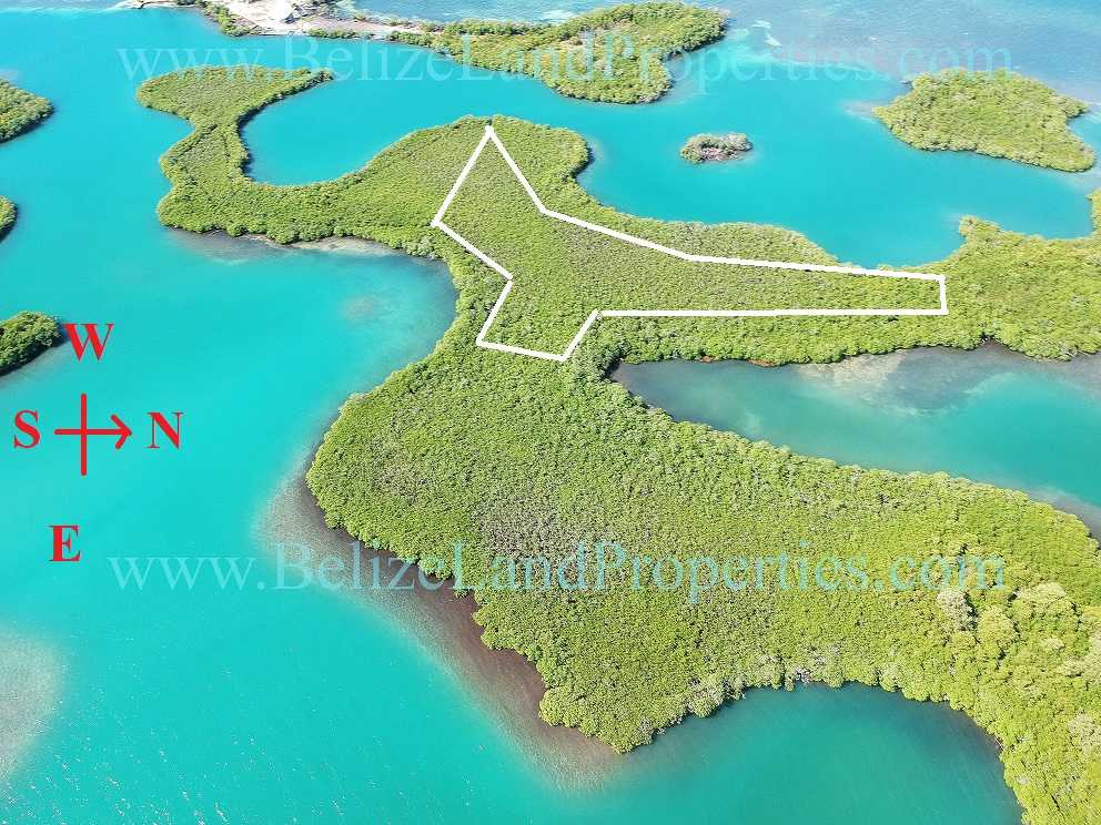 I05: BELIZE ISLAND FOR SALE-1.9 ACRES ON BLUE GROUND RANGE