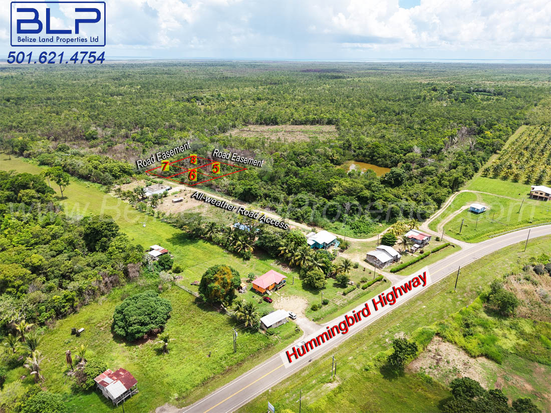 Lots 5 & 6 in Hope Creek Village, Stann Creek