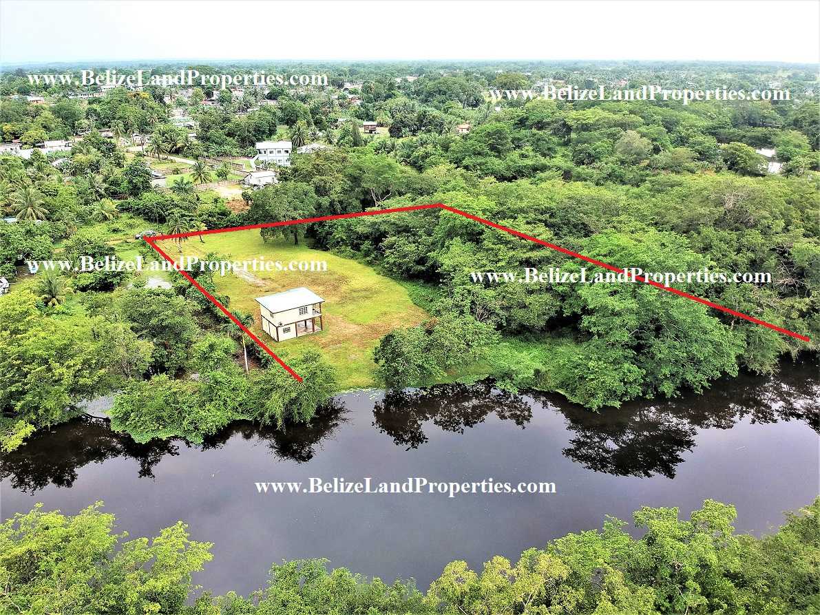 OW24: HOME ON 1.8 ACRES ALONG THE NEW RIVER, ORANGE WALK!