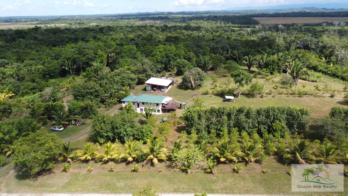 Belize 24 Acres with Home