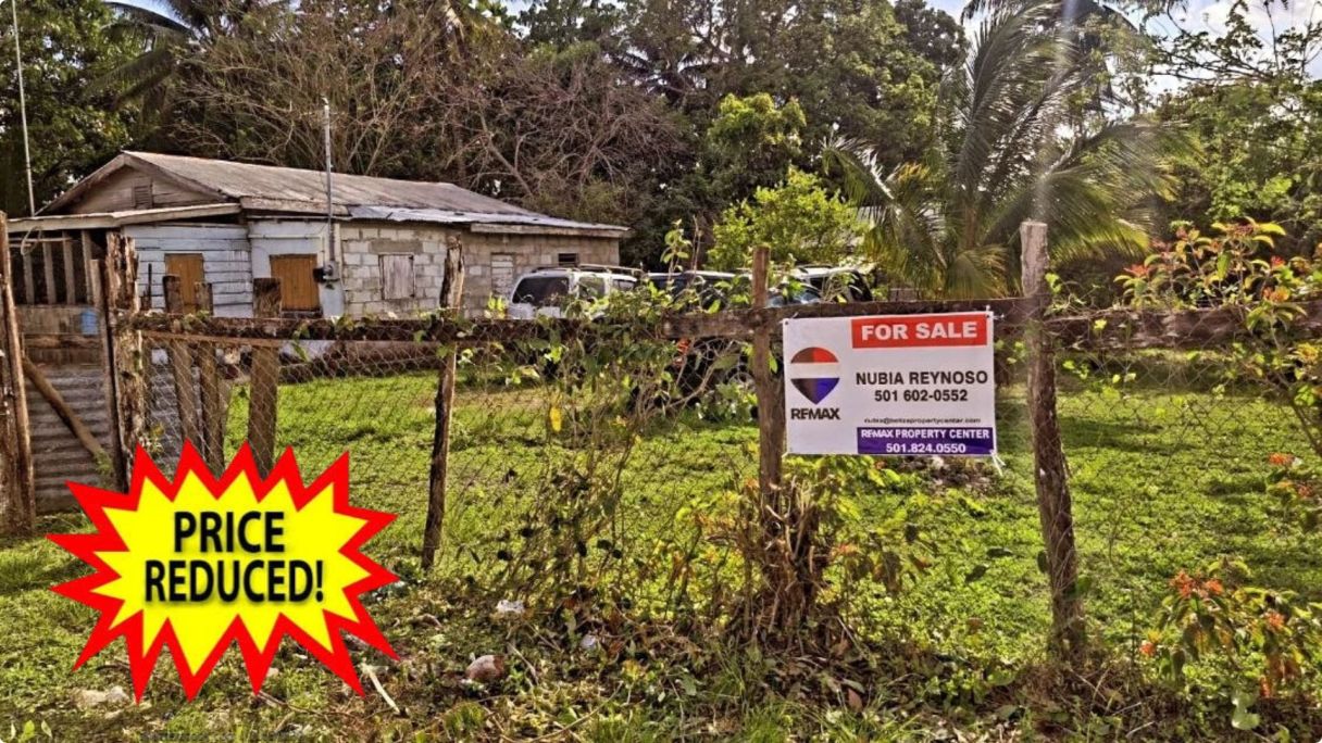 Listing 3003 – Corner Lot Fixer-Upper with Two Structures – Carmelita Village, Orange Walk District