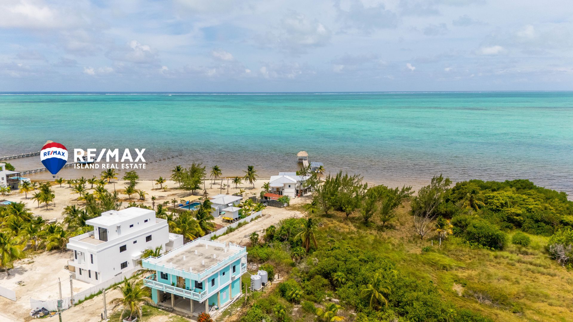 Solar-Powered Beachfront Home for Sale in Ambergris Caye