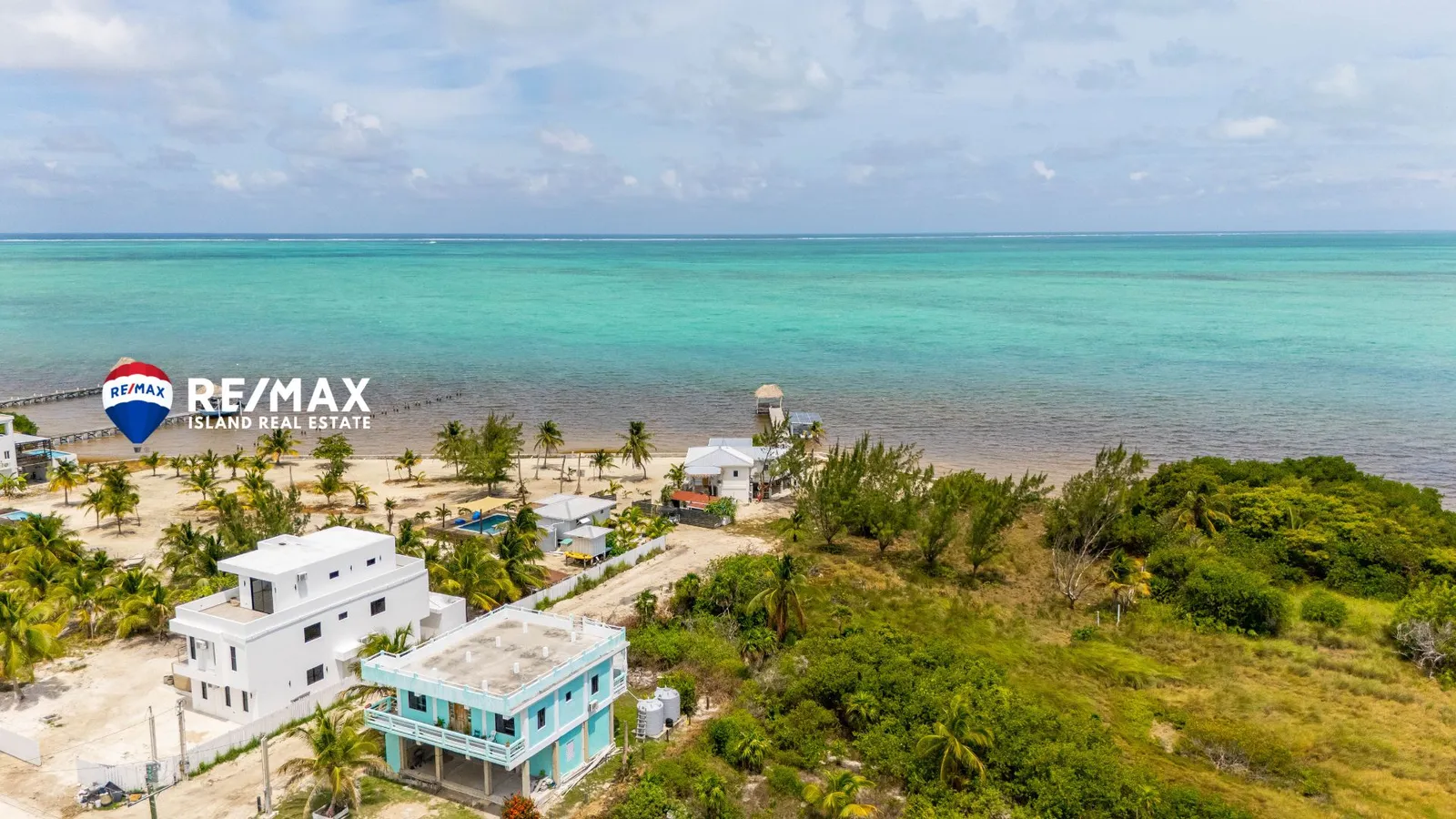 Solar-Powered Beachfront Home for Sale in Ambergris Caye
