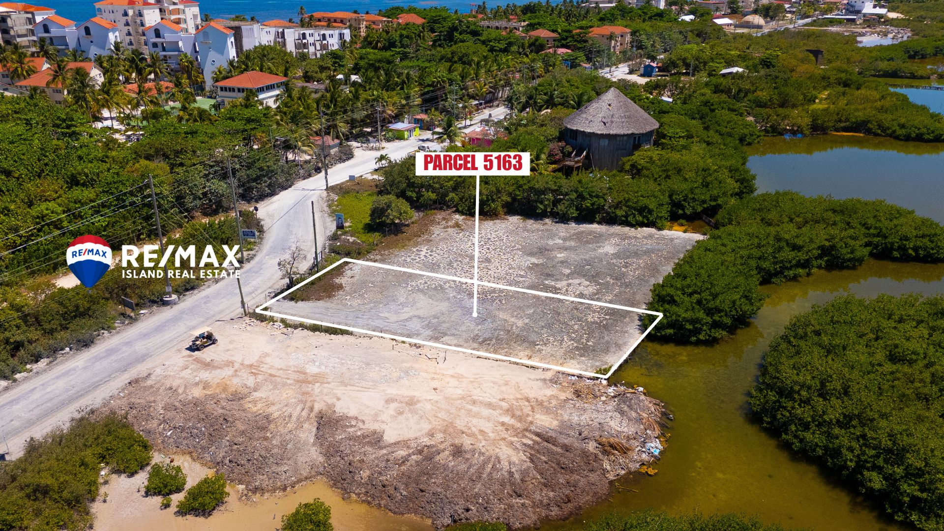 Prime Commercial Lot 3 Miles North of San Pedro Town