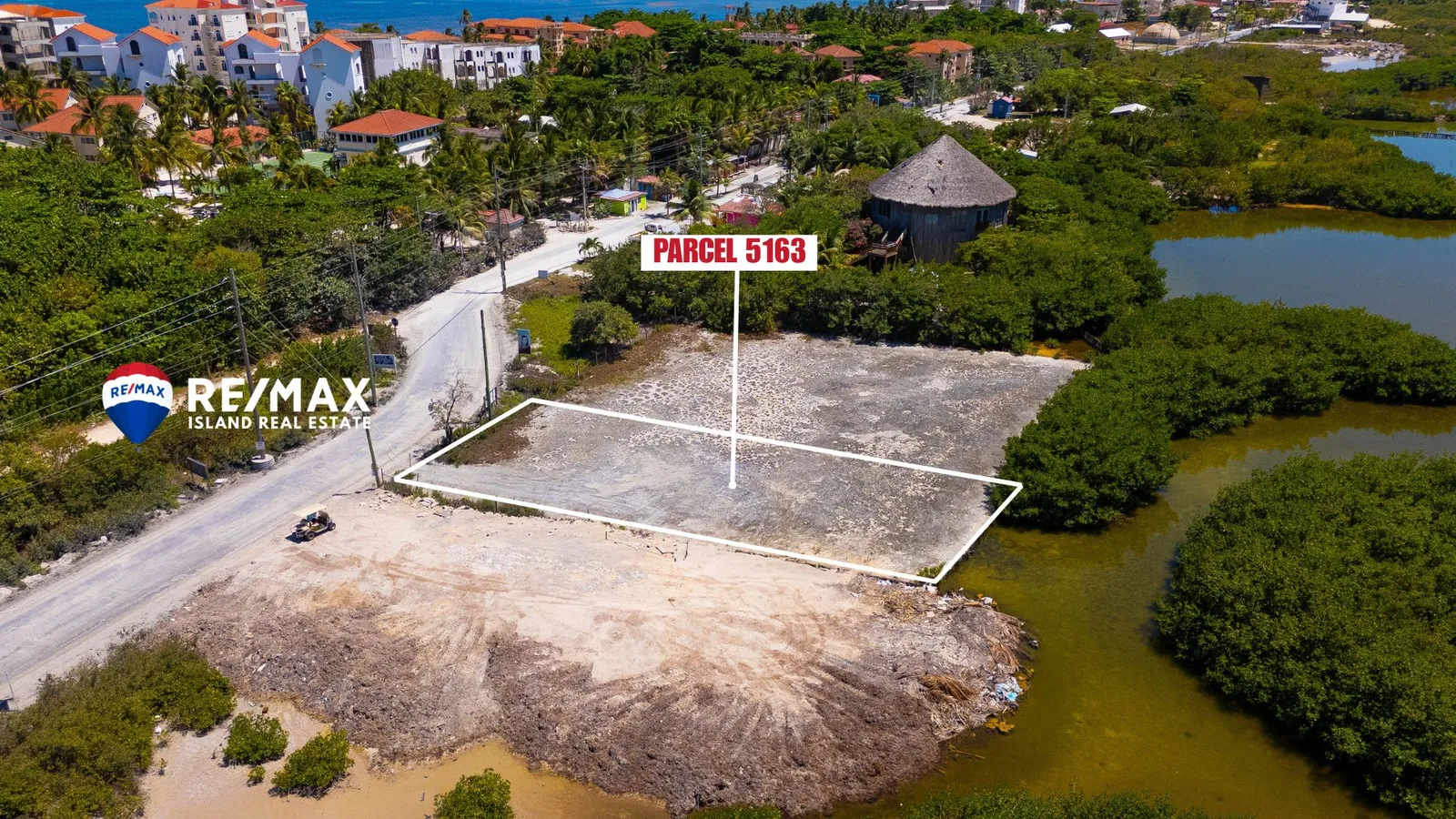 Prime Commercial Lot 3 Miles North of San Pedro Town