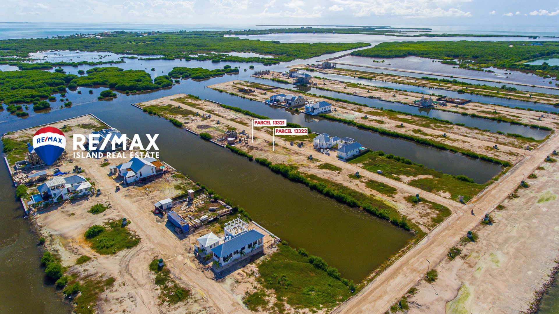 Side-by-Side Canal Lots for Sale in Mahogany Bay Phase 2 | Ambergris Caye Real Estate