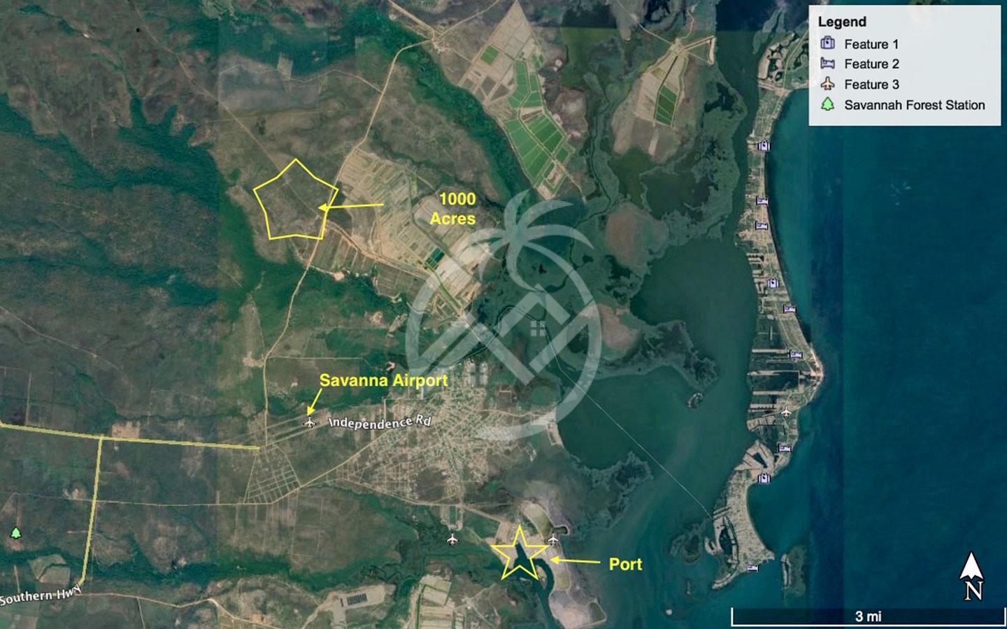 Development Opportunity – Prime Land: 1000 acres located on the Old Savanna Road, Independence