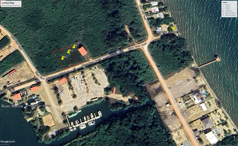 Financed Sea and River View Commercial lots near marina