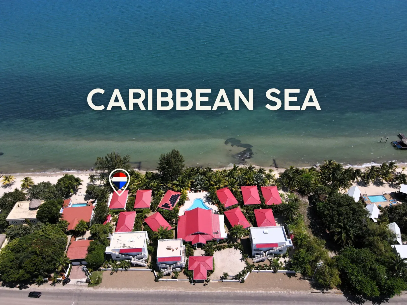 Beachfront Resort Condo in Maya Beach, Placencia Peninsula