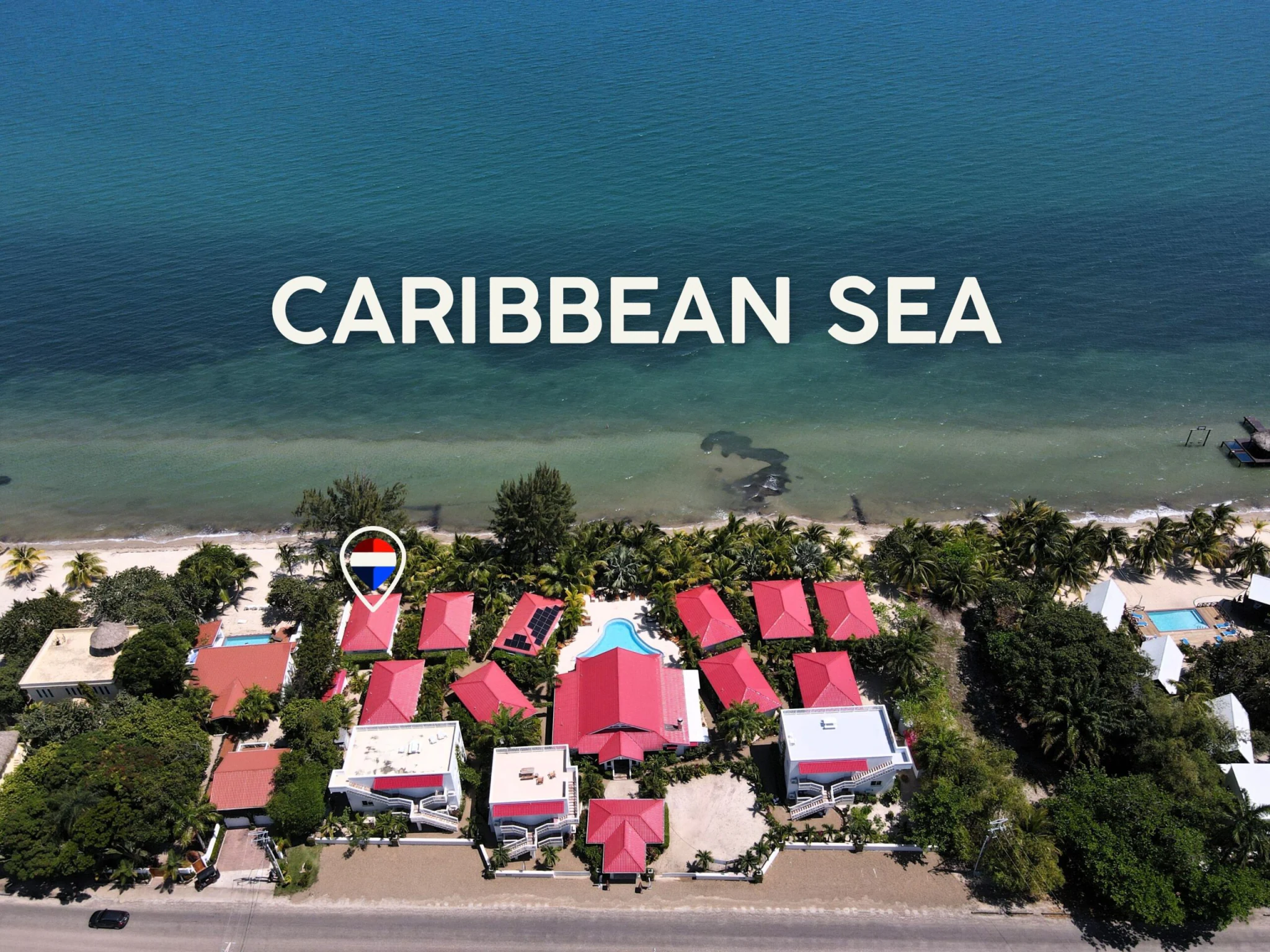 Beachfront Resort Condo in Maya Beach, Placencia Peninsula