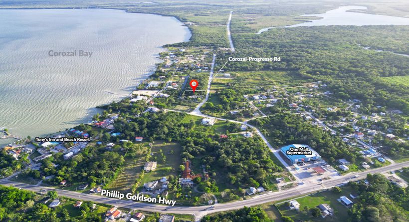 Canal Side Residential Lot Corozal Town in Northern Belize