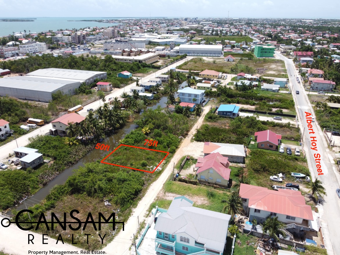Canal Front Lot in Belama Phase 3, Belize City – Prime Location