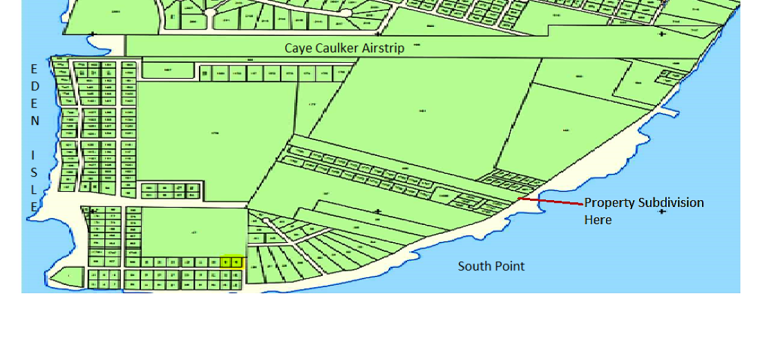 Caye Caulker Beachfront & interior lots for Sale
