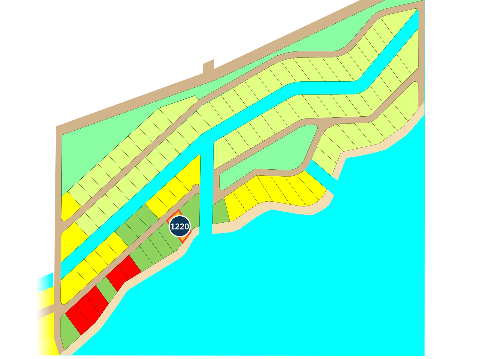 Cerros Sands Phase 2 Lot 1220 — 1st Row Canal
